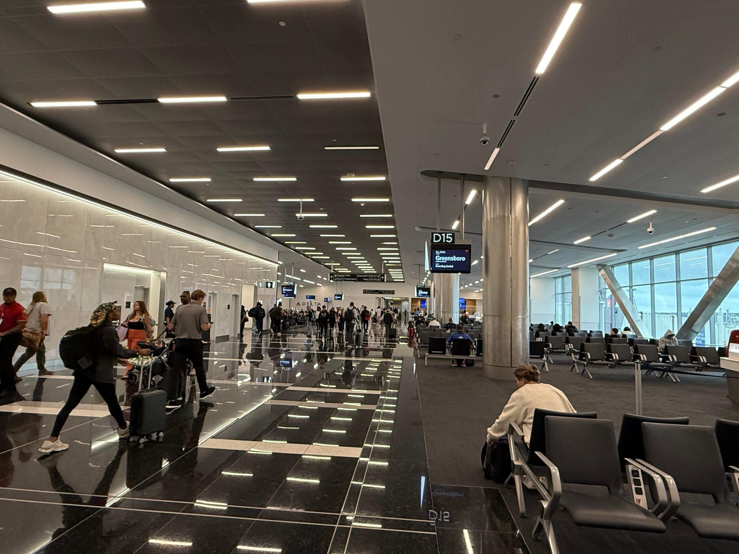 Concourse D Phase II Opening Day